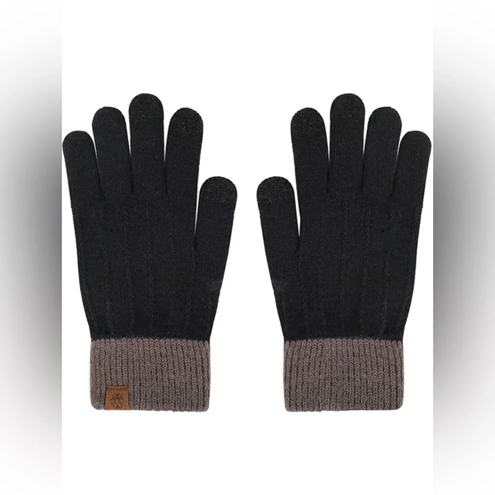 Warm Knitted Touchscreen Gloves